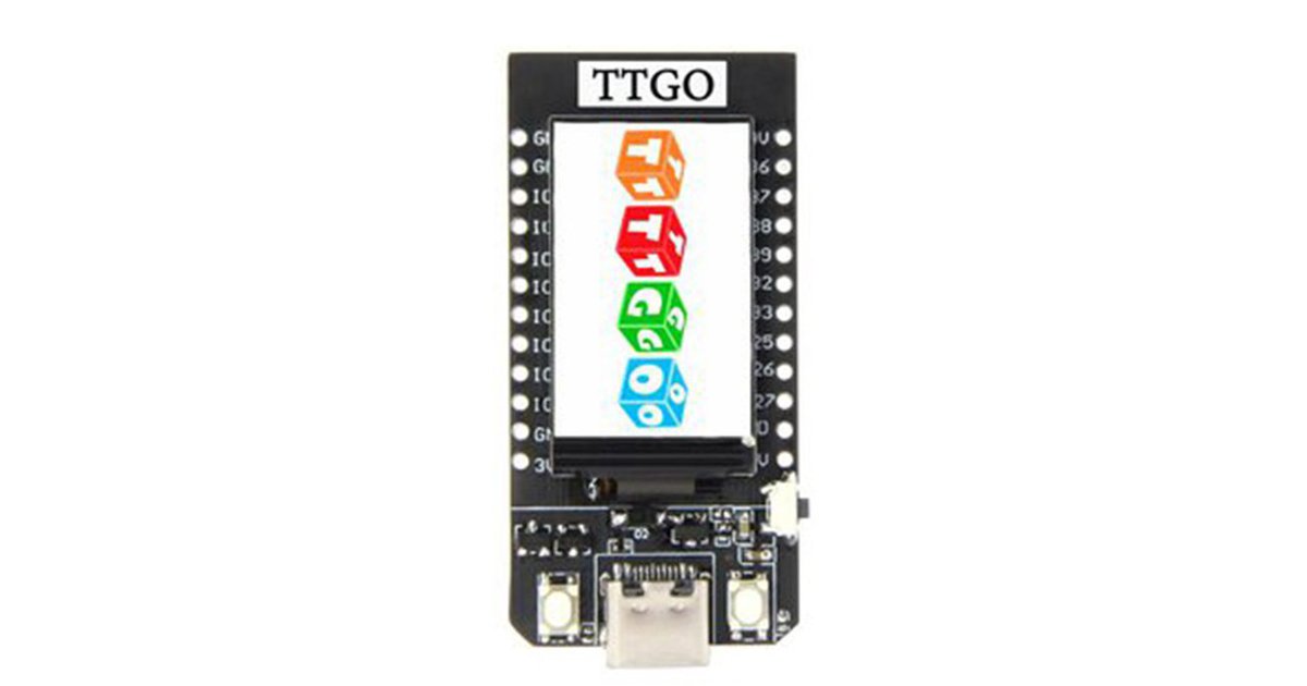 Ttgo t display esp32 проекты