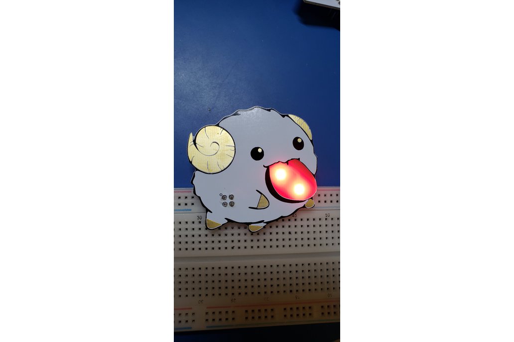 Cute Fluffy Goat - SAO Badgelife Add-on 1