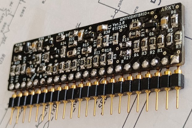 AMYVIDHYBRID+ Modern Replacement for Amiga Vidiot