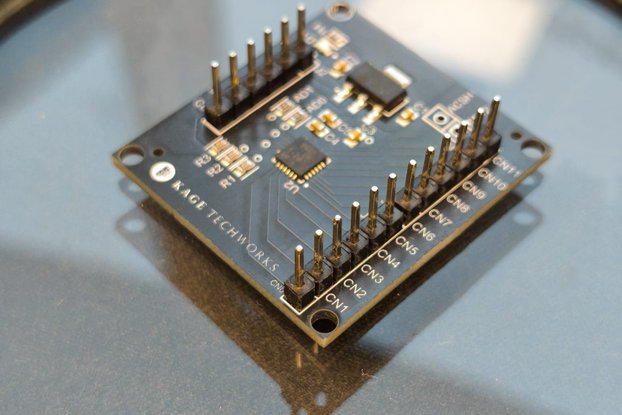 Capacitive touch breakout board AD7147-1