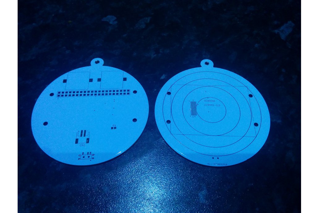Christmas bauble PCB for the Raspberry Pi 1