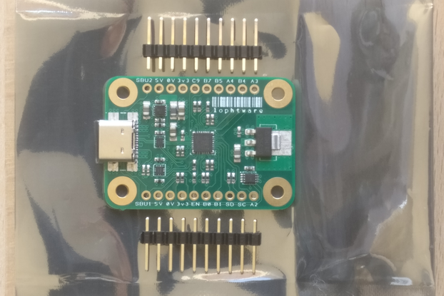 USB Type-C / PIC32 Breakout and Development Board