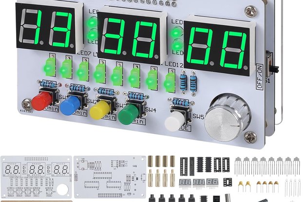 6-Bits Digital Clock DIY Soldering Practice Kit