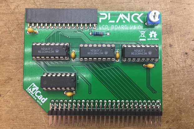 Planck 6502 LCD board