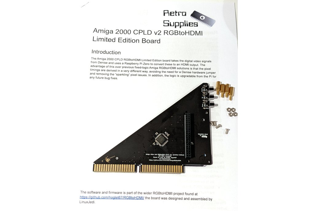 Amiga 2000 RGB to HDMI 1