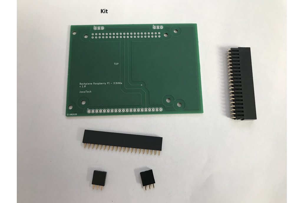 Backplane for connecting IC880a with Raspberry PI 1