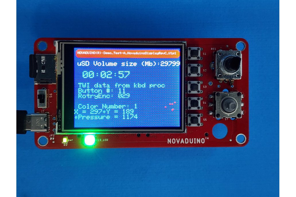 Novaduino® 2.4" TFT Display - Arduino Feather Wing 1