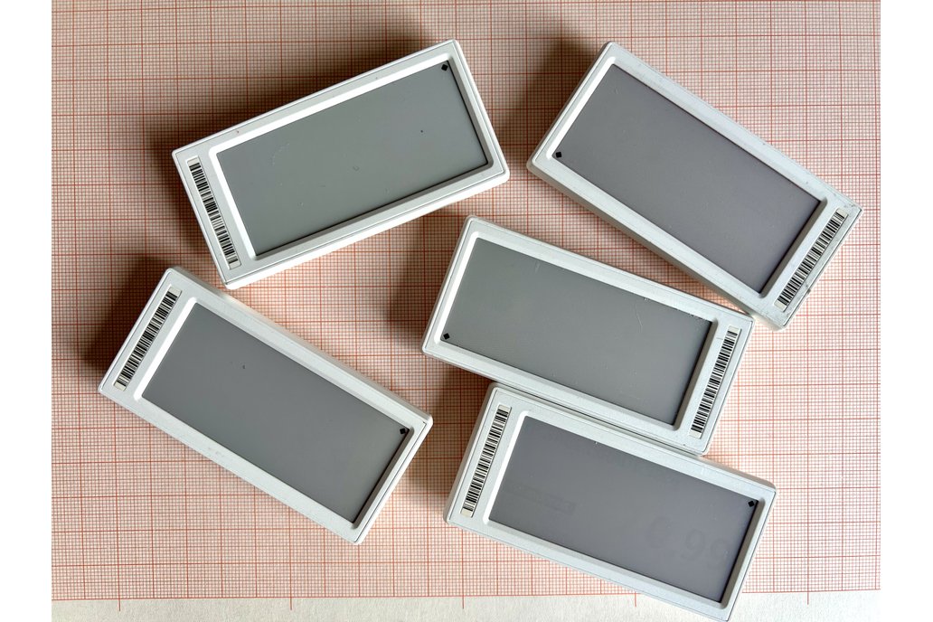 5 pcs 2.9" epaper Electronic Shelf Label 1