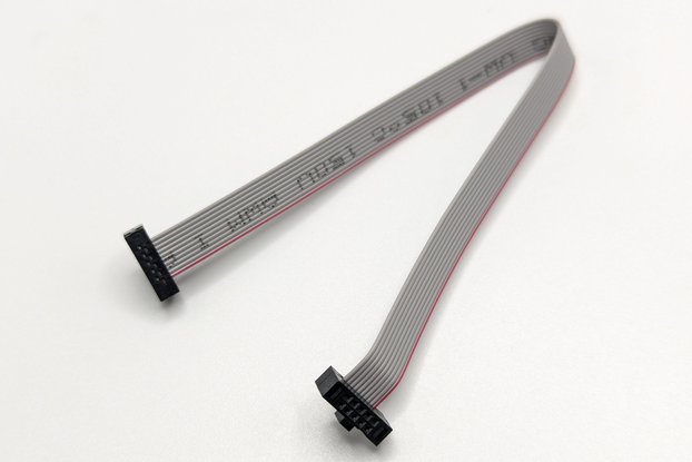 10-pin 2x5 1.27mm socket-socket IDC cable for SWD