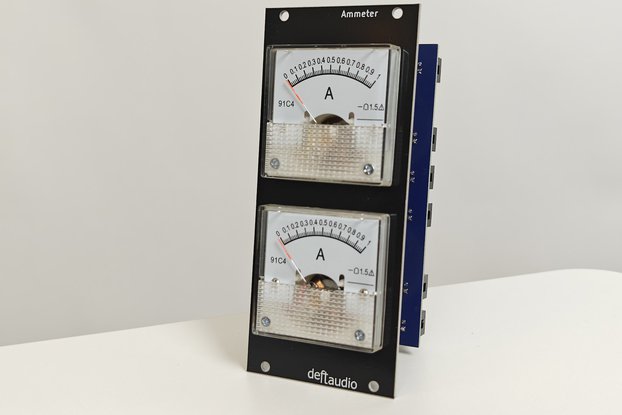 Eurorack Ammeter / Current meter and bus bar
