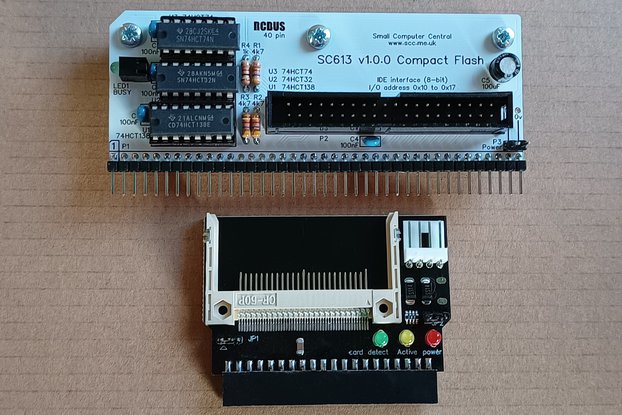 SC613 Compact Flash Kit for RC2014/RCBus-40pin