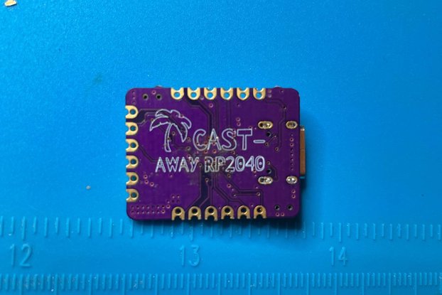 CAST-AWAY RP2040 - A Castellated RP2040 Dev Board