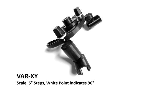 VAR-XY - Record Variable XY, from 60° to 150°