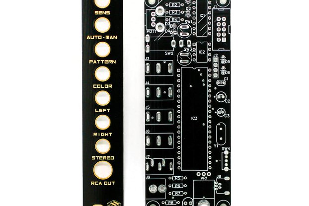 VID PIX - Eurorack Video Synth PCB, Panel and ICs