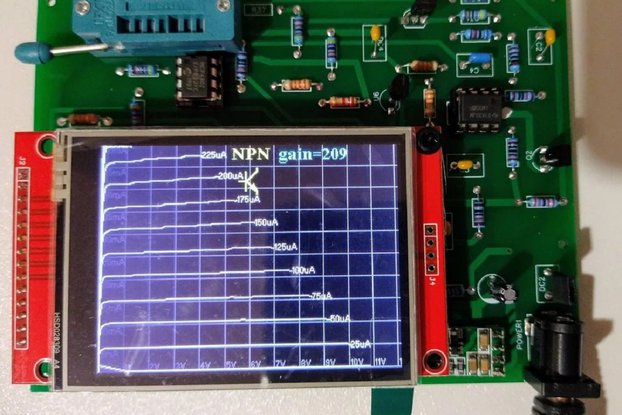 Transistor Curve Tracer V2.0