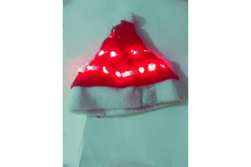 Christmas Santa Claus Hat with LED lights 1