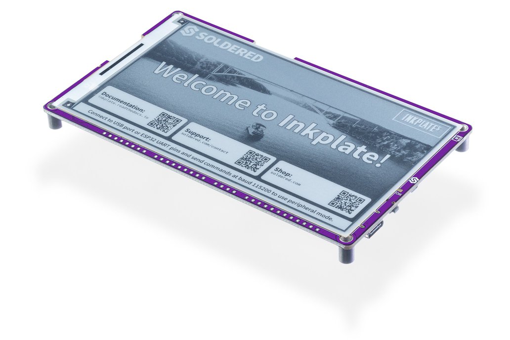 Soldered Inkplate 5 - 5.2-inch e-paper board 1