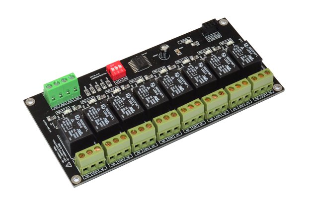 8 Channel I2C Electromagnetic Relay Module