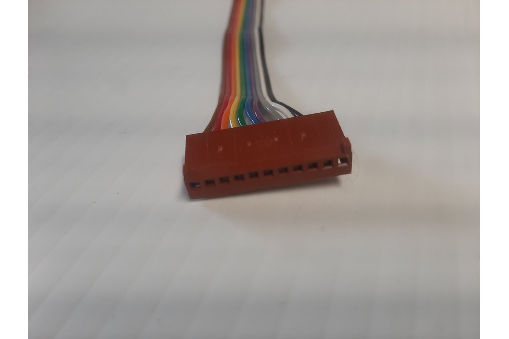 Lot of 10-IDE 10 Pin Wire Ribbon Cable F to F 10in 1