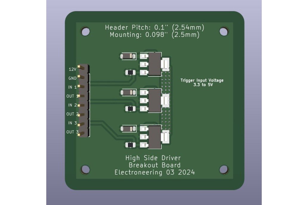 1A High Side Driver Breakout Board 1
