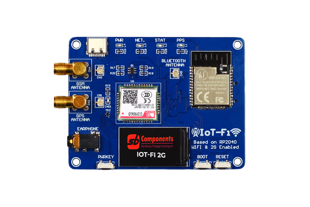 IoTFi 4G/2G : IoT Board based on RP2040