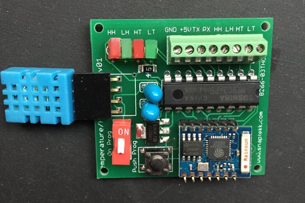 WIFI temperature and humidity sensor and control
