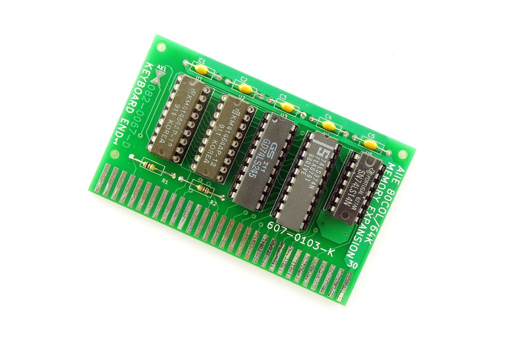 AIIE 80COL/64K Memory Expansion Card for Apple IIe 1