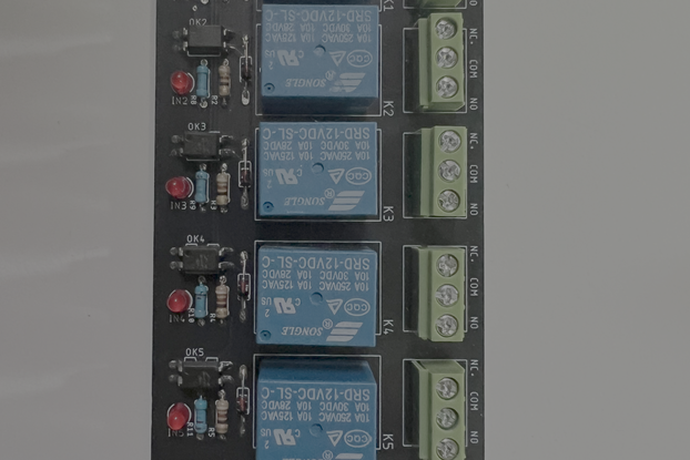 6CH Relay board with optocouplers