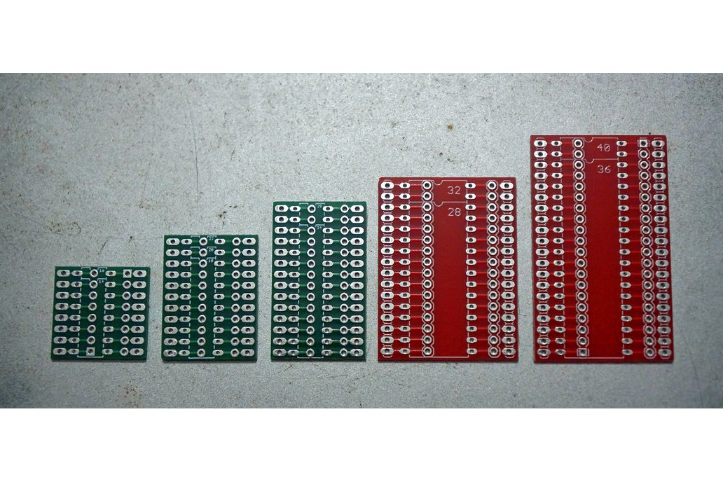Chip Riser PCB's for component side IC pin access 1