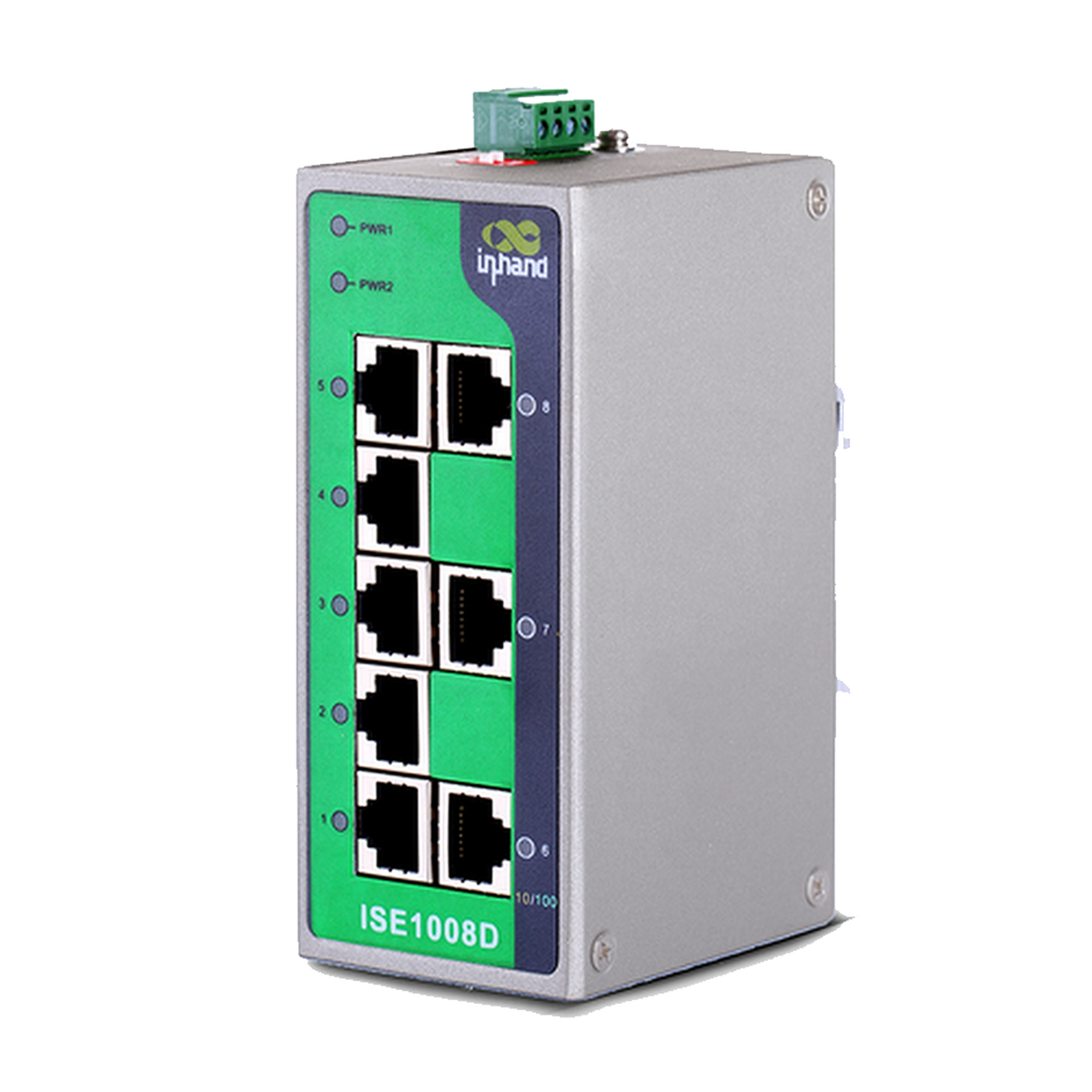 Switch Industrial C-DATA CI4084GS con 8 puertos ethernet gigabit y