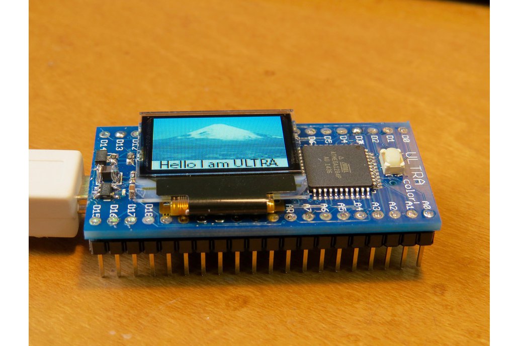 ULTRA color, a Arduino compatible FULL COLOR OLED 1