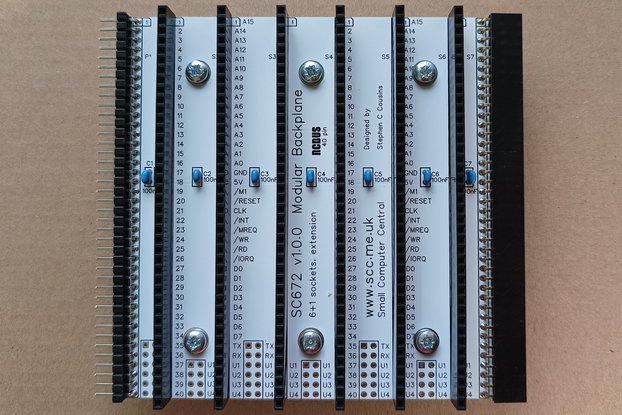SC672 Modular Backplane Kit for RC2014/RCBus-40pin