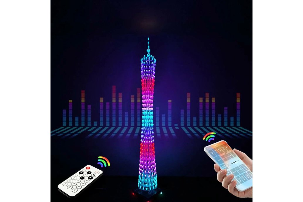 Welding Production Light Cube Canton Tower LED 1