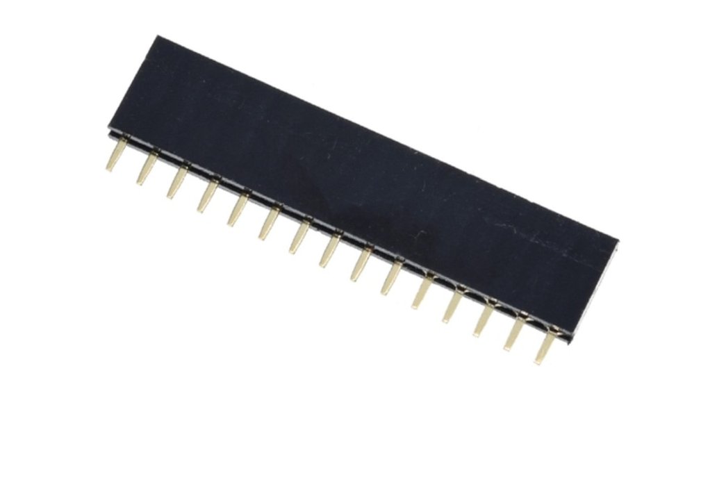 5pcs  single-raw socket strip 15poles R2,54mm 1