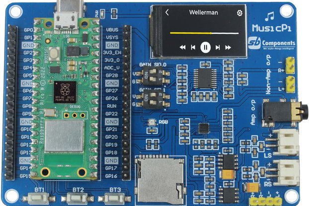 MusicPi with Pi Pico W Audio Expansion Board