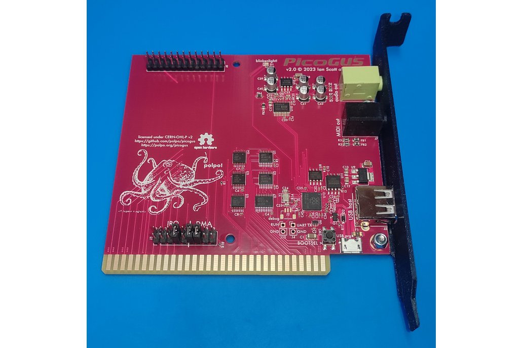 PicoGUS ISA Gravis UltraSound MIDI Sound Blaster 1