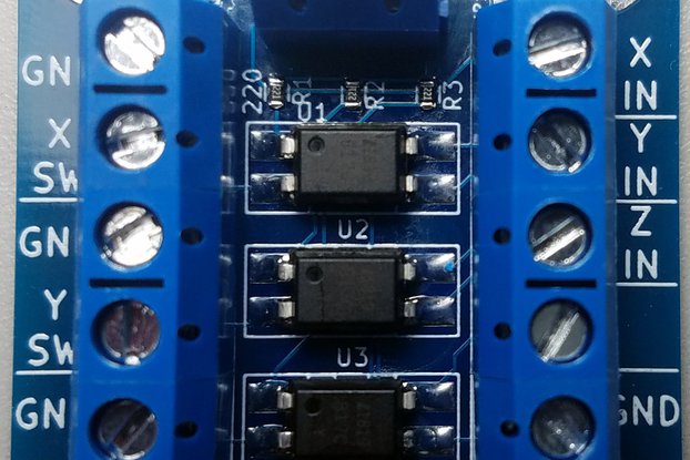 CNC Optical Limit Switch Isolator - GRBL