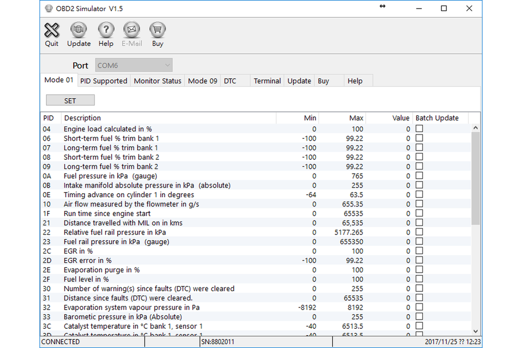 OBD-II ECU Simulator from kevinliang on Tindie