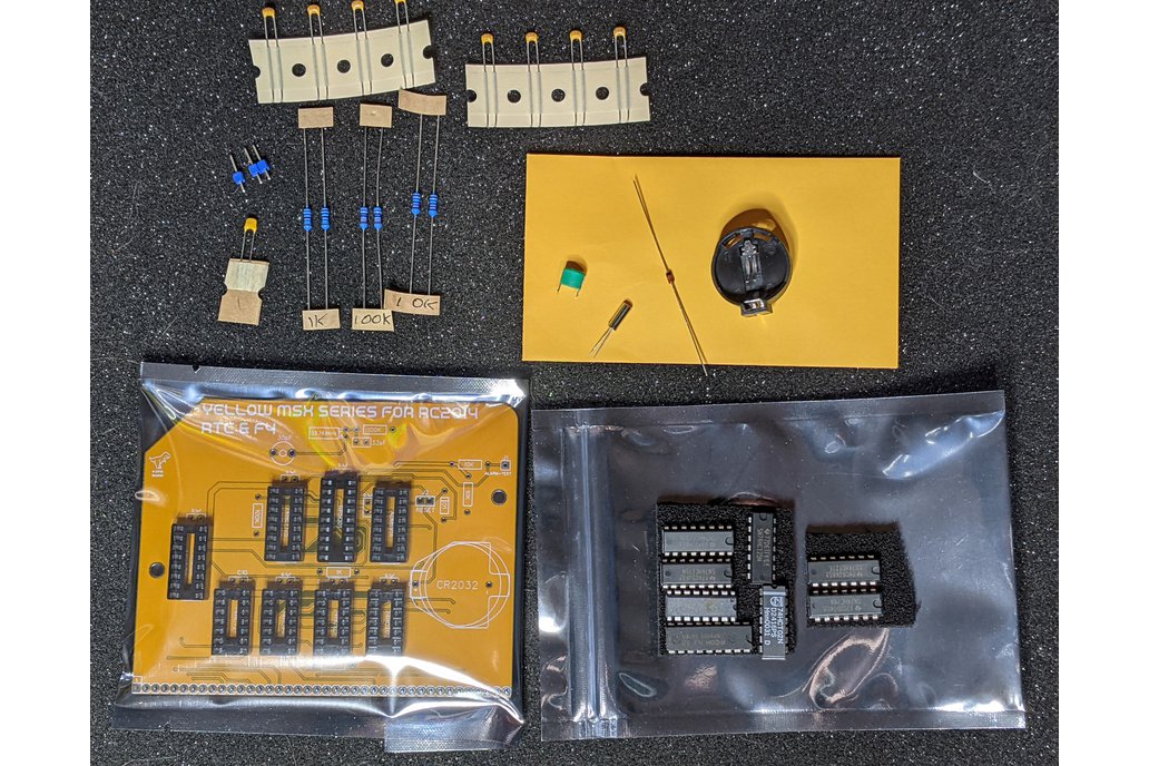 MSX RP5C01 RTC and MSX F4 board for RC2014 1