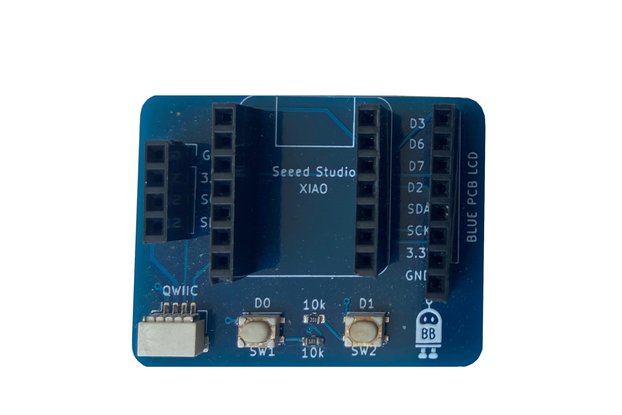 XIAO adapter board with QWIIC + display connectors
