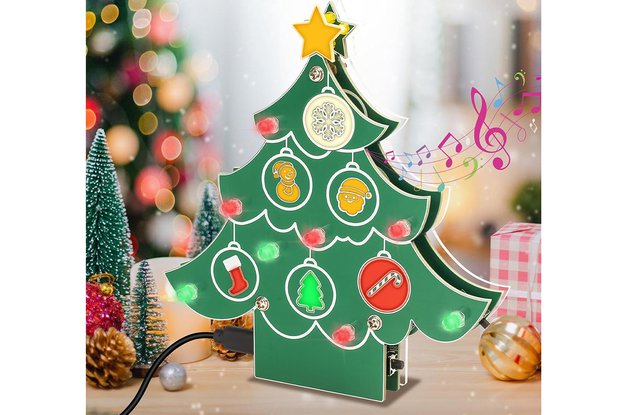 Musical Christmas Tree Soldering Practice Kit