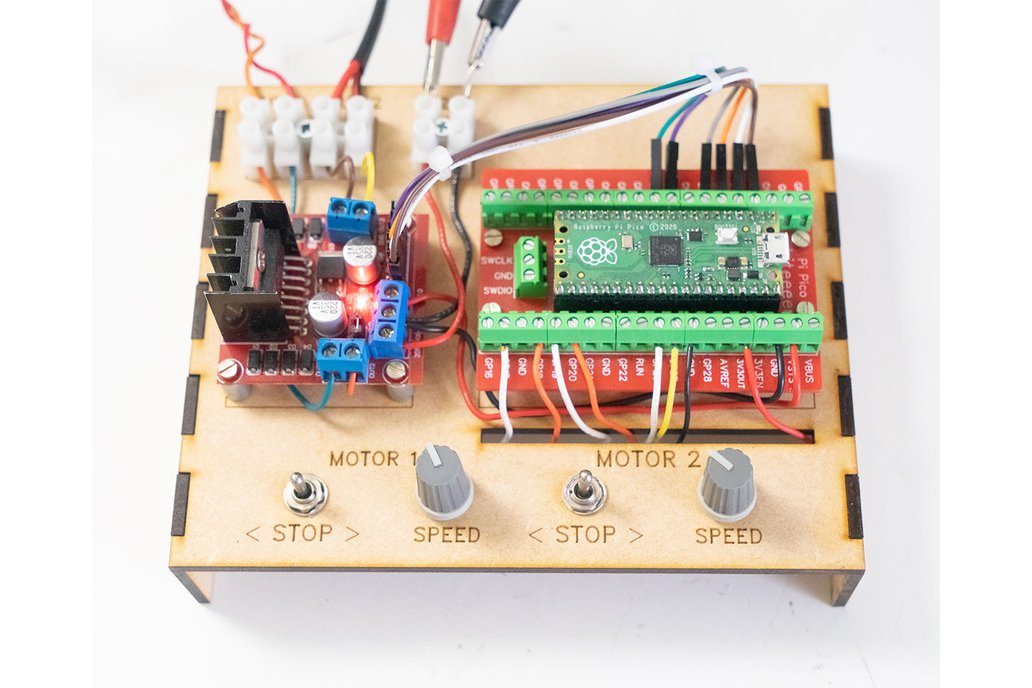 2X DC Motor Controller w/speed and direction 1
