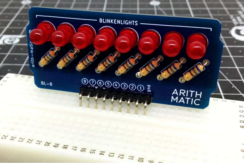 BL-8: 8-bit Blinkenlights Kit 1