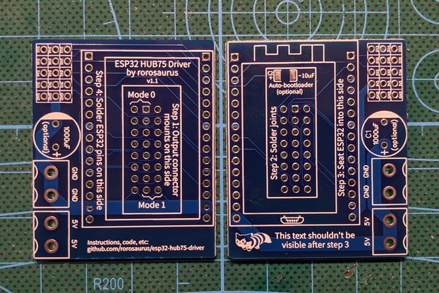 ESP32 HUB75 LED Matrix Driver (Kit)
