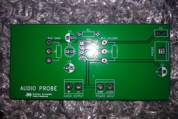 Arcade audio probe (blank board)
