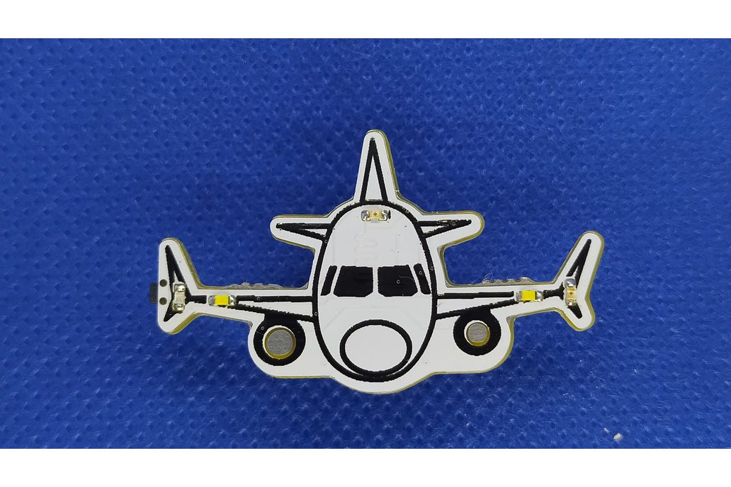 Airplane pin badge 1