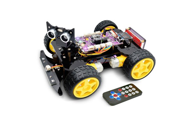 Adeept 4WD Smart Car Kit for Arduino