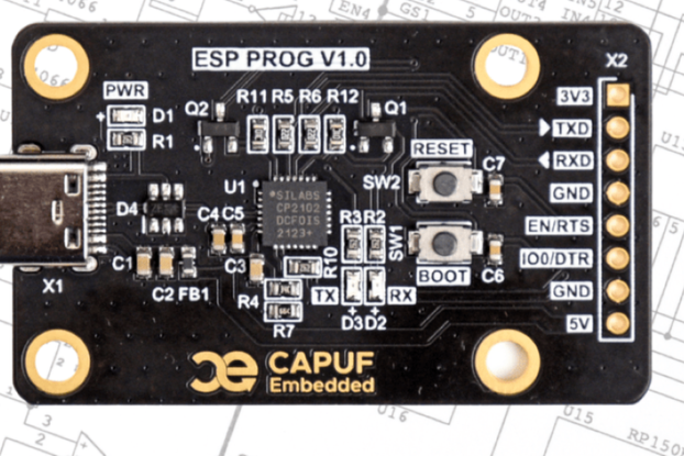 CP2102 ESP Prog V1.0 (CAPUF)