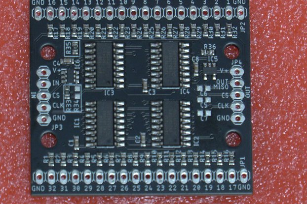 32b shift register SPI button module (4x 74HC165)