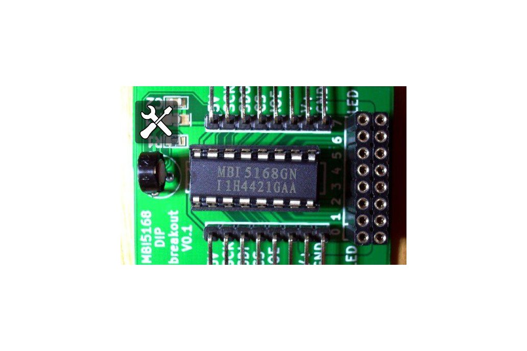 MBI5168 - Multi-ch. LED driver board DIY KIT 1